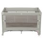 Patut pliant multifunctional, Lionelo, Ellen, Cu laterala culisanta, Nivel suplimentar, Intrare laterala cu fermoar, 2 roti, Saltea pliabila si geanta de transport incluse, 0- 36 luni, Pana la 15 kg, 120x60 cm, Conform cu  EN 716, Bej - 8