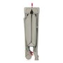 Patut pliant multifunctional, Lionelo, Ellen, Cu laterala culisanta, Nivel suplimentar, Intrare laterala cu fermoar, 2 roti, Saltea pliabila si geanta de transport incluse, 0- 36 luni, Pana la 15 kg, 120x60 cm, Conform cu  EN 716, Bej - 12