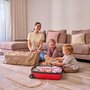 Patut pliant multifunctional, Lionelo, Ellen, Cu laterala culisanta, Nivel suplimentar, Intrare laterala cu fermoar, 2 roti, Saltea pliabila si geanta de transport incluse, 0- 36 luni, Pana la 15 kg, 120x60 cm, Conform cu  EN 716, Bej - 24
