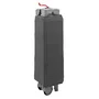 Patut pliant, Baby Mix, Cu doua nivele, Cu laterala culisanta, 120x60 cm, Ideal pt calatorii si uz cotidian, Cu intrare laterala cu fermoar, Roti, Conform cu standardul EN 716: 2017-07, Grey - 5