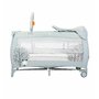 Patut pliant cu doua nivele, Asalvo, Mix Plus, Pana la 15 kg, Cu arcada, Geanta transport, Masuta de infasat, Bara cu jucarii, Cu intrare laterala, Cu fermoar, 120x60 cm, 0 luni+, Gri, Resigilat - 3