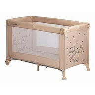 Patut pliant, FreeON, Nap, Cu un nivel, 120x60 cm, Beige