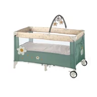 Patut pliant, Jane, Duo Level,  Cu roti, Cu arcada cu jucarii, Geanta de transport, Cu doua nivele,  Conform standardelor europene EN 716-1:2017+AC:2019EN 16890:2017 + A1:2021, Botanic