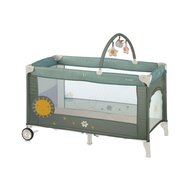 Patut pliant, Jane, One Level,  Cu roti, Cu arcada cu jucarii, Geanta de transport, Cu un nivel,  Conform standardelor europene EN 716-1:2017+AC:2019EN 16890:2017 + A1:2021, Botanic