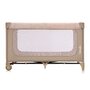 Patut pliant, Lionelo, Jasmin Easy Fold, Pana la 15 kg, Usor de pliat, Cu doua nivele, Cu saltea ergonomica T25, Cu intrare laterala cu fermoar, 2 roti cu frana, 123 x 67 cm, Conform cu EN 716, 0-36 luni, Bej - 5