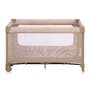 Patut pliant, Lionelo, Jasmin Easy Fold, Pana la 15 kg, Usor de pliat, Cu doua nivele, Cu saltea ergonomica T25, Cu intrare laterala cu fermoar, 2 roti cu frana, 123 x 67 cm, Conform cu EN 716, 0-36 luni, Bej - 6