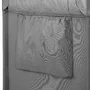 Patut pliant, Lionelo, Jasmin Easy Fold, Pana la 15 kg, Usor de pliat, Cu doua nivele, Cu saltea ergonomica T25, Cu intrare laterala cu fermoar, 2 roti cu frana, 123 x 67 cm, Conform cu EN 716, 0-36 luni, Gri - 12
