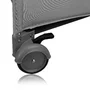 Patut pliant, Lionelo, Jasmin Easy Fold, Pana la 15 kg, Usor de pliat, Cu doua nivele, Cu saltea ergonomica T25, Cu intrare laterala cu fermoar, 2 roti cu frana, 123 x 67 cm, Conform cu EN 716, 0-36 luni, Gri - 13