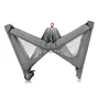 Patut pliant, Lionelo, Jasmin Easy Fold, Pana la 15 kg, Usor de pliat, Cu doua nivele, Cu saltea ergonomica T25, Cu intrare laterala cu fermoar, 2 roti cu frana, 123 x 67 cm, Conform cu EN 716, 0-36 luni, Gri - 14