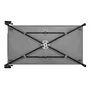 Patut pliant, Lionelo, Jasmin Easy Fold, Pana la 15 kg, Usor de pliat, Cu doua nivele, Cu saltea ergonomica T25, Cu intrare laterala cu fermoar, 2 roti cu frana, 123 x 67 cm, Conform cu EN 716, 0-36 luni, Gri - 16