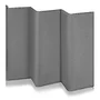 Patut pliant, Lionelo, Jasmin Easy Fold, Pana la 15 kg, Usor de pliat, Cu doua nivele, Cu saltea ergonomica T25, Cu intrare laterala cu fermoar, 2 roti cu frana, 123 x 67 cm, Conform cu EN 716, 0-36 luni, Gri - 17