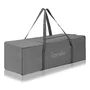 Patut pliant, Lionelo, Jasmin Easy Fold, Pana la 15 kg, Usor de pliat, Cu doua nivele, Cu saltea ergonomica T25, Cu intrare laterala cu fermoar, 2 roti cu frana, 123 x 67 cm, Conform cu EN 716, 0-36 luni, Gri - 18