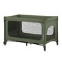 Patut pliant, Lionelo, Jasmin Easy Fold, Pana la 15 kg, Usor de pliat, Cu doua nivele, Cu saltea ergonomica T25, Cu intrare laterala cu fermoar, 2 roti cu frana, 123 x 67 cm, Conform cu EN 716, 0-36 luni, Verde - 3