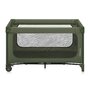 Patut pliant, Lionelo, Jasmin Easy Fold, Pana la 15 kg, Usor de pliat, Cu doua nivele, Cu saltea ergonomica T25, Cu intrare laterala cu fermoar, 2 roti cu frana, 123 x 67 cm, Conform cu EN 716, 0-36 luni, Verde - 9