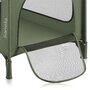 Patut pliant, Lionelo, Jasmin Easy Fold, Pana la 15 kg, Usor de pliat, Cu doua nivele, Cu saltea ergonomica T25, Cu intrare laterala cu fermoar, 2 roti cu frana, 123 x 67 cm, Conform cu EN 716, 0-36 luni, Verde - 12