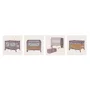 Patut pliant, Lionelo, Laura, 102 x 74 cm, Cu doua nivele, Functie de tarc, Cu roti, Include salteluta si geanta de transport, Pereti din plasa, Deschidere laterala, Pana la 15 kg, 0 luni +, Roz - 24