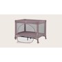 Patut pliant, Lionelo, Laura, 102 x 74 cm, Cu doua nivele, Functie de tarc, Cu roti, Include salteluta si geanta de transport, Pereti din plasa, Deschidere laterala, Pana la 15 kg, 0 luni +, Roz - 16