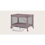Patut pliant, Lionelo, Laura, 102 x 74 cm, Cu doua nivele, Functie de tarc, Cu roti, Include salteluta si geanta de transport, Pereti din plasa, Deschidere laterala, Pana la 15 kg, 0 luni +, Roz - 17