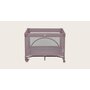 Patut pliant, Lionelo, Laura, 102 x 74 cm, Cu doua nivele, Functie de tarc, Cu roti, Include salteluta si geanta de transport, Pereti din plasa, Deschidere laterala, Pana la 15 kg, 0 luni +, Roz - 17