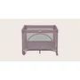 Patut pliant, Lionelo, Laura, 102 x 74 cm, Cu doua nivele, Functie de tarc, Cu roti, Include salteluta si geanta de transport, Pereti din plasa, Deschidere laterala, Pana la 15 kg, 0 luni +, Roz - 18