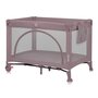 Patut pliant, Lionelo, Laura, 102 x 74 cm, Cu doua nivele, Functie de tarc, Cu roti, Include salteluta si geanta de transport, Pereti din plasa, Deschidere laterala, Pana la 15 kg, 0 luni +, Roz - 6