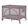 Patut pliant, Lionelo, Laura, 102 x 74 cm, Cu doua nivele, Functie de tarc, Cu roti, Include salteluta si geanta de transport, Pereti din plasa, Deschidere laterala, Pana la 15 kg, 0 luni +, Roz - 7
