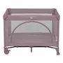 Patut pliant, Lionelo, Laura, 102 x 74 cm, Cu doua nivele, Functie de tarc, Cu roti, Include salteluta si geanta de transport, Pereti din plasa, Deschidere laterala, Pana la 15 kg, 0 luni +, Roz - 5