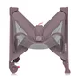 Patut pliant, Lionelo, Laura, 102 x 74 cm, Cu doua nivele, Functie de tarc, Cu roti, Include salteluta si geanta de transport, Pereti din plasa, Deschidere laterala, Pana la 15 kg, 0 luni +, Roz - 19