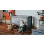 Patut pliant, Lionelo, Stefi, Cu un nivel, Cu intrare laterala cu fermoar, 2 roti, 120x60 cm, Conform cu standardul european de securitate EN 716, Albastru - 15