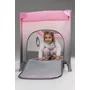 Patut pliant, Lionelo, Stefi, Cu un nivel, Cu intrare laterala cu fermoar, 2 roti, 120x60 cm, Conform cu standardul european de securitate EN 716, Albastru - 23
