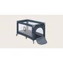 Patut pliant, Lionelo, Stefi, Cu un nivel, Cu intrare laterala cu fermoar, 2 roti, 120x60 cm, Conform cu standardul european de securitate EN 716, Albastru - 5