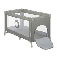 Patut pliant, Lionelo, Stefi, Cu un nivel, Cu intrare laterala cu fermoar, 2 roti, 120x60 cm, Conform cu standardul european de securitate EN 716, Bej
