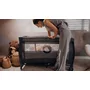 Patut pliant, Lionelo, Stefi Plus, Cu doua nivele, Cu intrare laterala cu fermoar, 2 roti, 120 x 60 cm, Conform cu standardul european de securitate EN 716, Bej - 27
