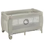 Patut pliant, Lionelo, Stefi Plus, Cu doua nivele, Cu intrare laterala cu fermoar, 2 roti, 120 x 60 cm, Conform cu standardul european de securitate EN 716, Bej - 10