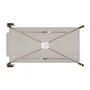 Patut pliant, Lionelo, Stefi Plus, Cu doua nivele, Cu intrare laterala cu fermoar, 2 roti, 120 x 60 cm, Conform cu standardul european de securitate EN 716, Bej - 15