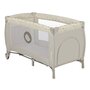 Patut pliant, Lionelo, Sven Plus, 120x60 cm, Cu doua nivele, Cu arcada jucarii, masuta de infasat, vibratii, melodii, conform cu standardele europeane de securitate EN716 si EN12221, Bej Latte - 12