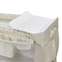 Patut pliant, Lionelo, Sven Plus, 120x60 cm, Cu doua nivele, Cu arcada jucarii, masuta de infasat, vibratii, melodii, conform cu standardele europeane de securitate EN716 si EN12221, Bej Latte - 18