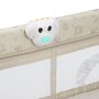 Patut pliant, Lionelo, Sven Plus, 120x60 cm, Cu doua nivele, Cu arcada jucarii, masuta de infasat, vibratii, melodii, conform cu standardele europeane de securitate EN716 si EN12221, Bej Latte - 20