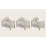 Patut pliant, Lionelo, Sven Plus, 120x60 cm, Cu doua nivele, Cu arcada jucarii, masuta de infasat, vibratii, melodii, conform cu standardele europeane de securitate EN716 si EN12221, Bej Latte - 4