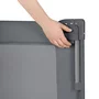 Patut pliant multifunctional, Lionelo, Ellen, Cu laterala culisanta, Nivel suplimentar, Intrare laterala cu fermoar, 2 roti, Saltea pliabila si geanta de transport incluse, 0- 36 luni, Pana la 15 kg, 120x60 cm, Conform cu  EN 716, Gri - 16