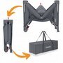 Patut pliant multifunctional, Lionelo, Ellen, Cu laterala culisanta, Nivel suplimentar, Intrare laterala cu fermoar, 2 roti, Saltea pliabila si geanta de transport incluse, 0- 36 luni, Pana la 15 kg, 120x60 cm, Conform cu  EN 716, Gri - 10