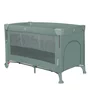 Patut pliant multifunctional, Lionelo, Ellen, Cu laterala culisanta, Nivel suplimentar, Intrare laterala cu fermoar, 2 roti, Saltea pliabila si geanta de transport incluse, 0- 36 luni, Pana la 15 kg, 120x60 cm, Conform cu  EN 716, Verde - 2