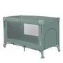 Patut pliant multifunctional, Lionelo, Ellen, Cu laterala culisanta, Nivel suplimentar, Intrare laterala cu fermoar, 2 roti, Saltea pliabila si geanta de transport incluse, 0- 36 luni, Pana la 15 kg, 120x60 cm, Conform cu  EN 716, Verde - 7