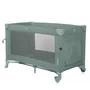 Patut pliant multifunctional, Lionelo, Ellen, Cu laterala culisanta, Nivel suplimentar, Intrare laterala cu fermoar, 2 roti, Saltea pliabila si geanta de transport incluse, 0- 36 luni, Pana la 15 kg, 120x60 cm, Conform cu  EN 716, Verde - 8