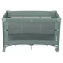 Patut pliant multifunctional, Lionelo, Ellen, Cu laterala culisanta, Nivel suplimentar, Intrare laterala cu fermoar, 2 roti, Saltea pliabila si geanta de transport incluse, 0- 36 luni, Pana la 15 kg, 120x60 cm, Conform cu  EN 716, Verde - 9