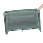 Patut pliant multifunctional, Lionelo, Ellen, Cu laterala culisanta, Nivel suplimentar, Intrare laterala cu fermoar, 2 roti, Saltea pliabila si geanta de transport incluse, 0- 36 luni, Pana la 15 kg, 120x60 cm, Conform cu  EN 716, Verde - 10
