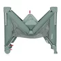 Patut pliant multifunctional, Lionelo, Ellen, Cu laterala culisanta, Nivel suplimentar, Intrare laterala cu fermoar, 2 roti, Saltea pliabila si geanta de transport incluse, 0- 36 luni, Pana la 15 kg, 120x60 cm, Conform cu  EN 716, Verde - 12