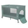 Patut pliant multifunctional, Lionelo, Ellen, Cu laterala culisanta, Nivel suplimentar, Intrare laterala cu fermoar, 2 roti, Saltea pliabila si geanta de transport incluse, 0- 36 luni, Pana la 15 kg, 120x60 cm, Conform cu  EN 716, Verde - 4