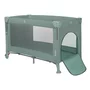 Patut pliant multifunctional, Lionelo, Ellen, Cu laterala culisanta, Nivel suplimentar, Intrare laterala cu fermoar, 2 roti, Saltea pliabila si geanta de transport incluse, 0- 36 luni, Pana la 15 kg, 120x60 cm, Conform cu  EN 716, Verde - 6