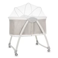 Patut si balansoar portabil Lionelo, Gaya 2 in 1, cu functie de leganat si muzica, 3 viteze de leganat reglabile, saltea T25, controlat prin telecomanda sau panou, pana la 9 kg, 0 luni+, 93 x 68 x 81 cm, bej sand